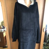 Меховушка дуже довга, плюшева, халат, плаття, худи, ohs. 3-5XL. слип, пижама, плед
