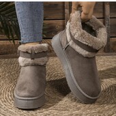 Комфортні жіночі уггі на платформіі, розмір - 38