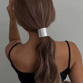 Прикраса для волосся гумка з металевою вставкою, дуга