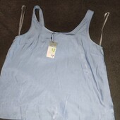 Primark uk12 топ новий сатіновий