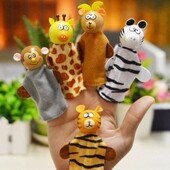 Пальчиковый театр звери ляльковий игрушки на палец