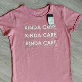 Primark новая стильная футболочка на девочку рост 140/146 см