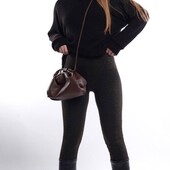 Теплі жіночі лосини на флісі.