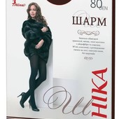 Теплые колготки из микрофибры 80den размер 3,4
