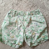 Зручні шорти на дівчинку з квітковим принтом 9-10 р 140