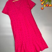 Яскрава сукня міді темна фуксія з підкладом