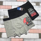 Арт.319 чоловічі труси боксери 2шт star wars розмір м/5.