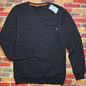 Арт.813 толстовка джемпер чоловічий чорний теплий livergy євро розмір S 44/46.