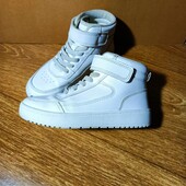 Шкіряні кросівки хайтопи. 30-розмір. 19,5 см.