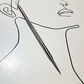 Какие -то инструменты! Голка Відаля вроде для механической чистки лица серебристый