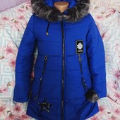 Шикарне тепле зимове пальто. Стан нового.