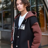 Куртка, бомбер утеплена 172-156р кольори