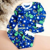 Дитяча флісова піжама 92-122 кольори