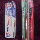 щетки + зубная паста