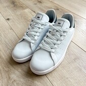 Шкіряні демісезонні кеди кросівки черевики колір білий