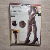 Есмара! Капронові жіночі колготки з написами і класичні 2 шт 44/46 євро 50/52 наш! Лот 6
