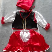 Костюм красной шапочки на 4-5-6 лет