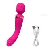 Вібратор Фалоімітатор Стимулятор клітора 2 в 1