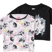 Футболки 2 шт дівч.Powerpuff Girl,Лідл. Розмір 134/140