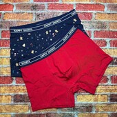 Арт.714 труси боксери чоловічі 2шт happy shorts розмір L.
