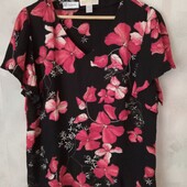 Нарядна блуза на пишні форми. ПОГ:56 см