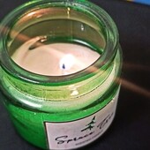 Аромо свеча в стекле. Аромат хвои. Германия