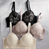 Розкішний мережевий бюстгальтер на поролоні 90C , колір на вибір