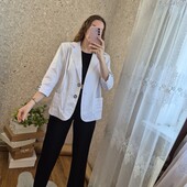 Білий піджак, батал ✨