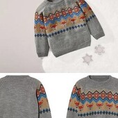 В'язаний светр Lupilu для хлопчика, сірий 110/116 р.