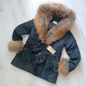 ⚜️2 Куртка з шикарним капюшоном, р.46