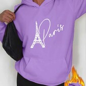 Тепле жіноче худі з начосом, розмір-XL - 2XL