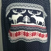 Next Теплый свитер с принтом