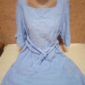 Фірмова жіноча сукня на гудзиках,розмір L/XL,але дивіться заміри