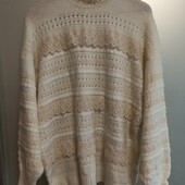 Свитер нарядный с объемным ажуром в идеале