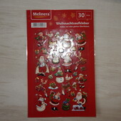 Наклейки новорічні Melinera 30шт