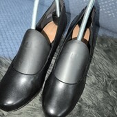Clarks uk4.5 37.5 шкіряні туфлі