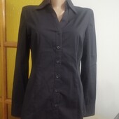 Класична чорна сорочка, р. 44-46