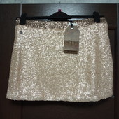 Розпродаж!!! Брендовая новая красивая юбка в пайетку р.12-14.