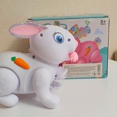 Кролик на бат.-ці., муз.,світ.,ходить,2 кольори