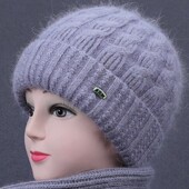 Женская шапка, теплая