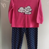 Пижама домашний костюм флисовый 7-8 лет
