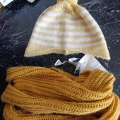 Шапка +снуд