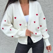 Кофта кардиган оверсайз на пуговицах