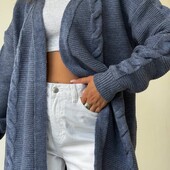 Женский вязаный кардиган оверсайз цвет на выбор