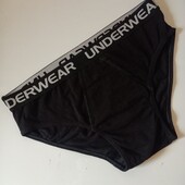 Бавовняні чоловічі труси чорного кольору 3 - S. Мужские трусы 9223