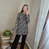 Прекрасна, квіткова блуза - туніка, без дефектів, якість супер ✨та