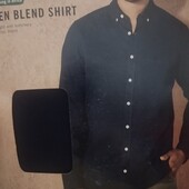 6355.Рубашка льон+хлопок Livergy L 41/42