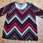 Подовжена футболка туніка великого розміру