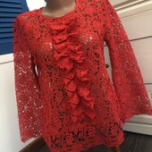 Кружевная блуза р.s,m.