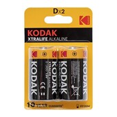 Батарейка Kodak LR20 1.5V лужна 2 штуки Акція 3+1!